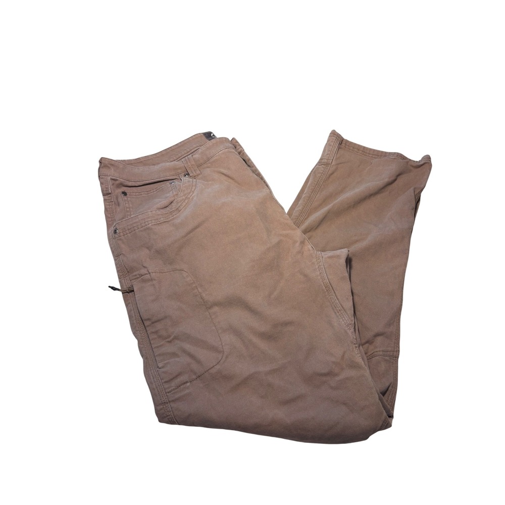 Mountain Khakis Mens Classic Fit Brown Stretch Canvas Utility Pants 42x32